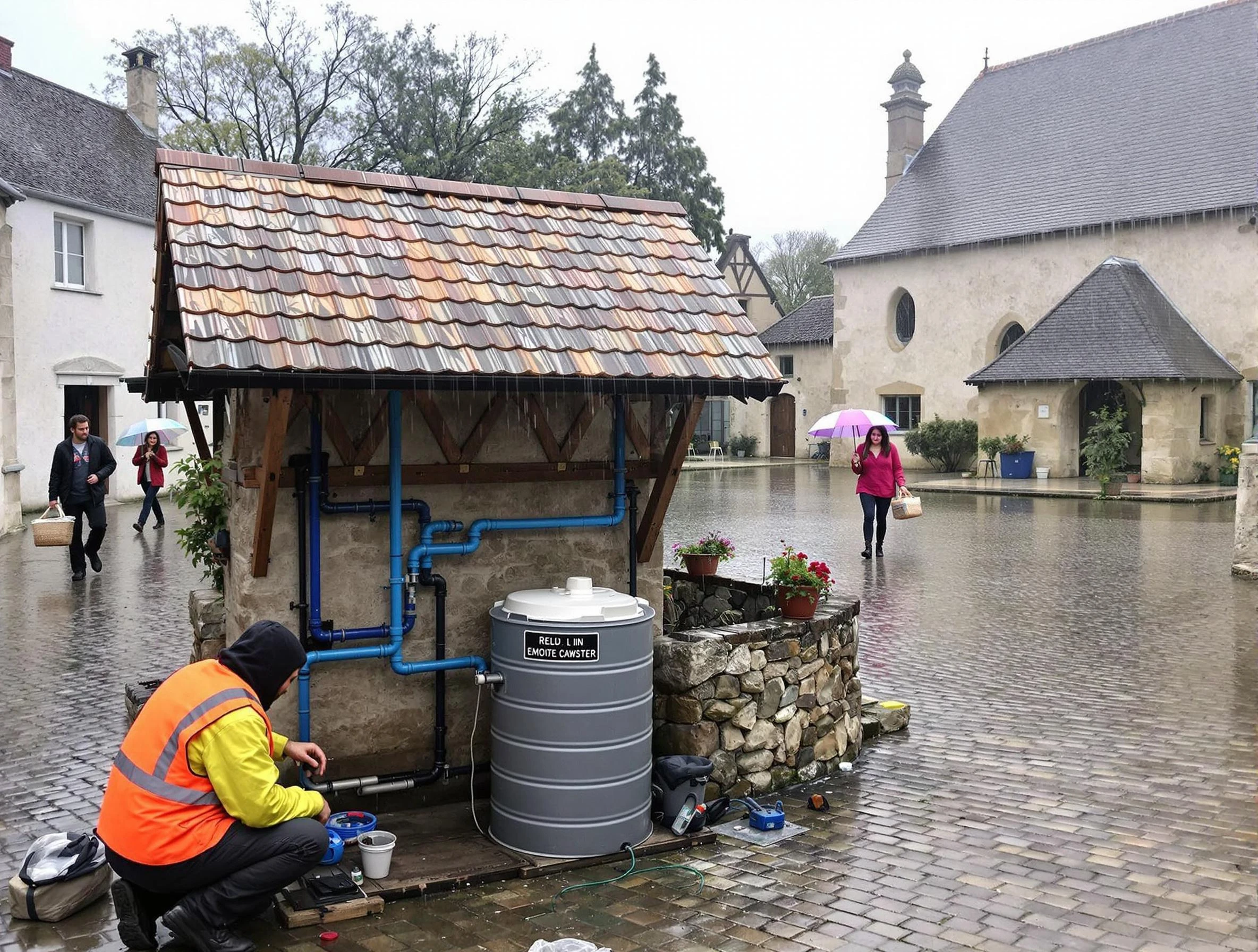 ​Récupération des eaux de pluie